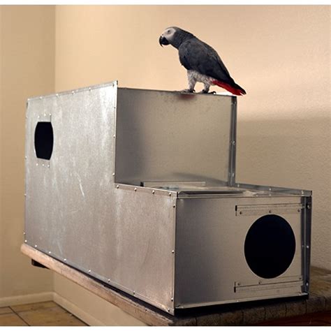 metal macaw nest box price|bird nest box hole sizes.